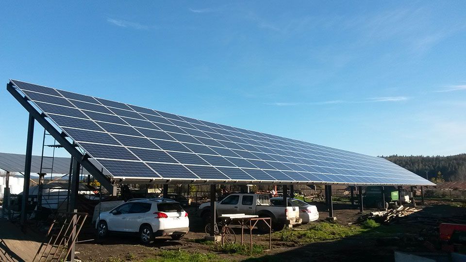 Lechería Miraflores, Angol, IX Región. 473 Paneles Solares